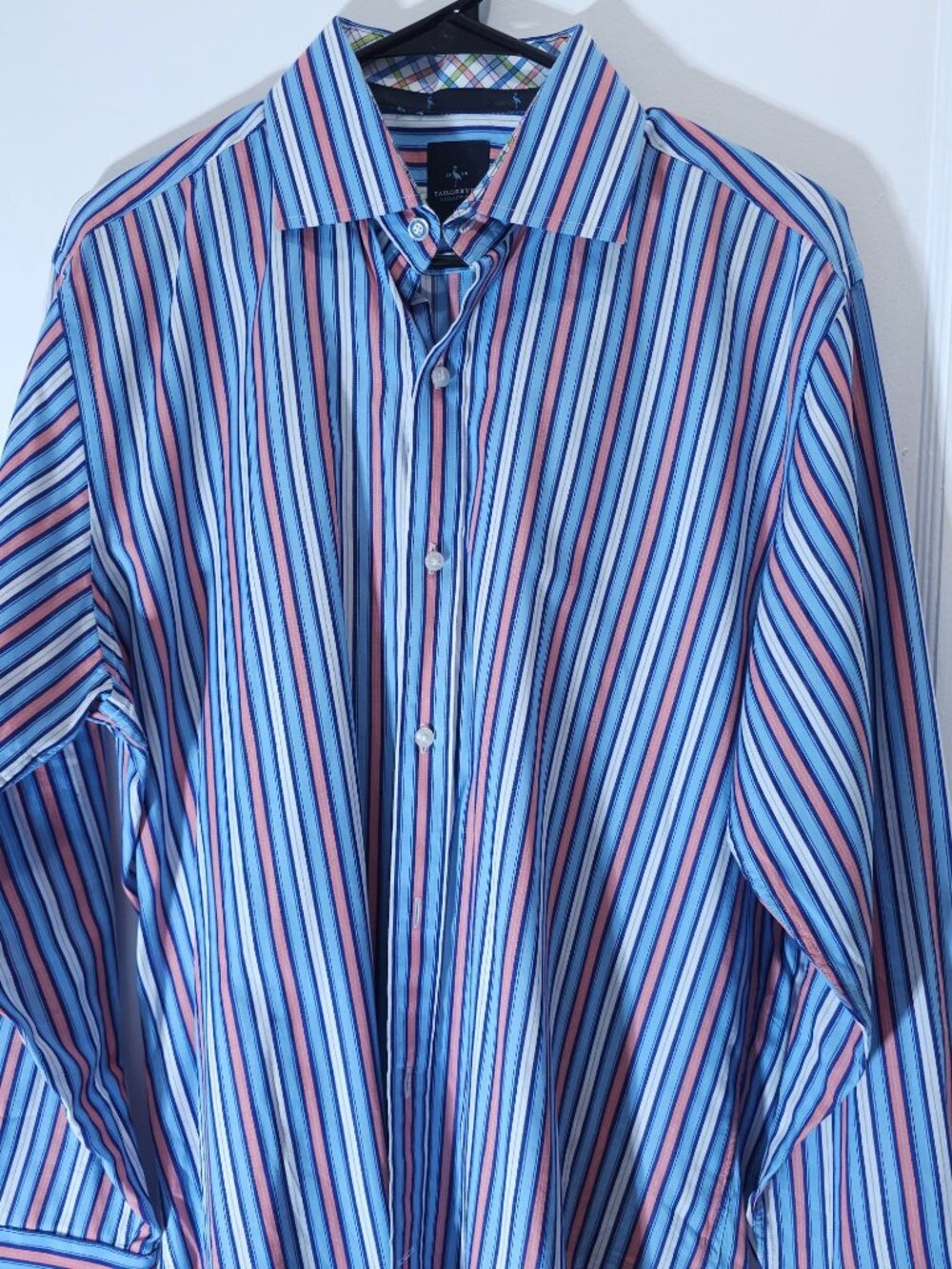 Tailorbyrd Collection Men's Striped Button-Up Shirt Size Large - Picture 4 of 10